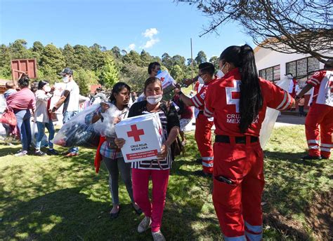 Voluntarios De Cruz Roja Entregaron Ayuda Humanitaria En Valle De Bravo