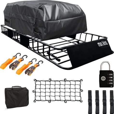 Mockins X X Cargo Basket Roof Rack Lb Carro Extens Vel