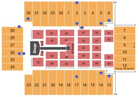 Fargodome Tickets In Fargo North Dakota Fargodome Seating Charts