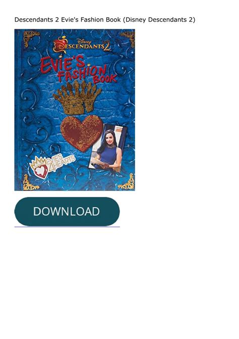 Book ️ Read ️ Descendants 2 Evies Fashion Book Disney Descendants 2