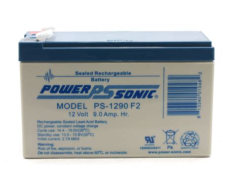 Power Sonic Agm General Purpose Ps Ah V Rechargeable Sealed