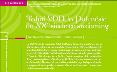 Tahiti VOD la Polynésie du XXème siècle en streaming Hiroa n192