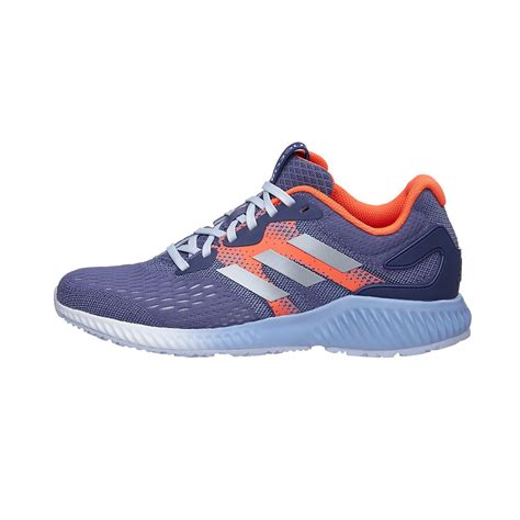 Adidas Aerobounce Womens Shoes Indigosilver 360° View Running Warehouse