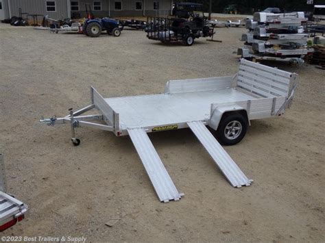 ATV Trailer For Sale New Aluma 8112 BT SR Side Load Aluminum Trailer