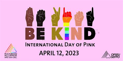 Celebrate International Day Of Pink April 12th Ontario Public