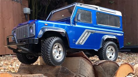 Finished First Drive Land Rover Defender 90 Cc 01 Rc 4x4 By Tamiya Kit 58657 Sponsored By