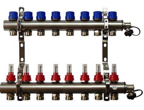 Fussboden Verteiler 8 Heizkreise