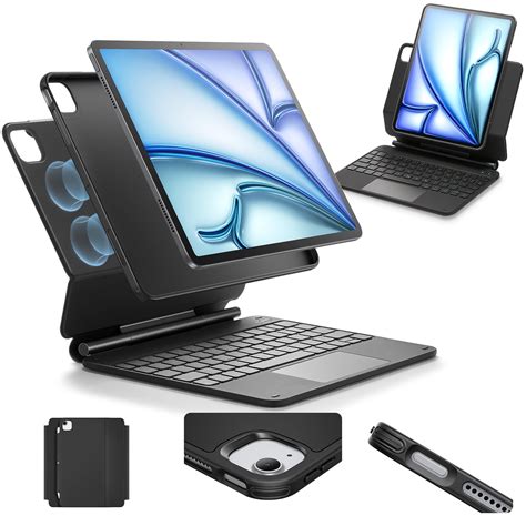 ESR iPad Air 11 Inch Case with Keyboard (M3/M2, 2025/2024) & iPad Pro