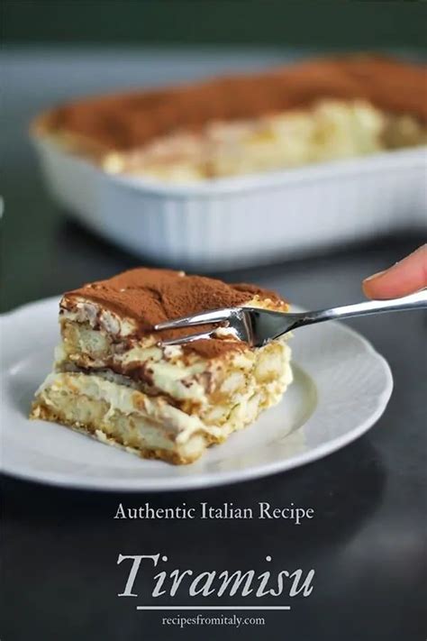 Authentic Italian Tiramisu Recipe Recipe Traditional Tiramisu