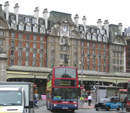 Victoria Rail Station - Westminster - London England