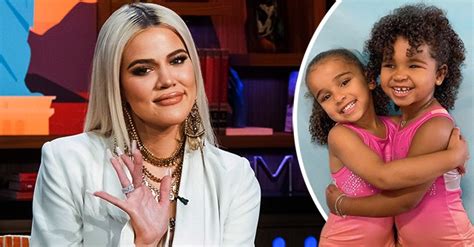 Khloé Kardashian S Daughter True And Niece Dream Rock Matching Curls And Pink Swimsuits In An