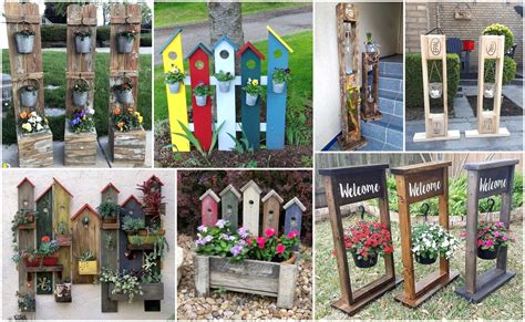 Diy Wooden Pallet Garden Decor Stand Ideas Wood Pallet Creations