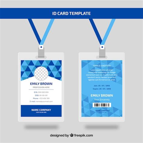 Security Badge Template Free Database