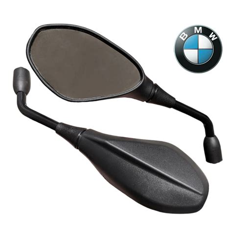 Retrovisor Modelo Bmw F Fixo Haste Longa Refor Ado Rosca Honda Par