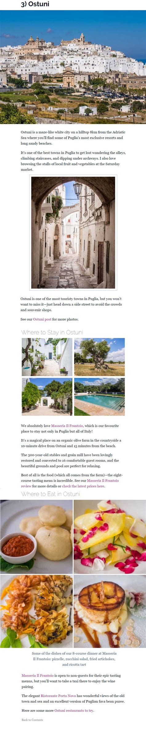 Masseria Il Frantoio 8 Towns Not To Miss In Puglia