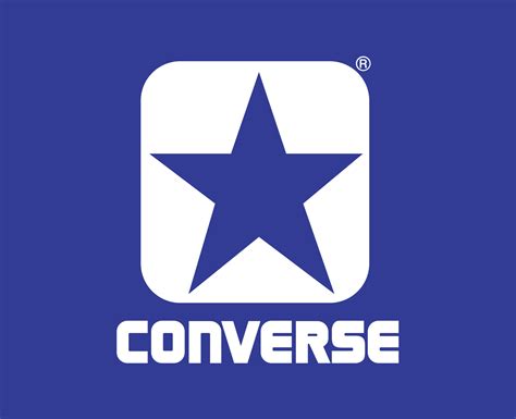 Converse Brand Logo With Name White Design Shoes Symbol Vector ...