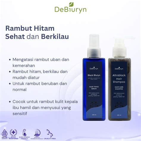 Jual DeBiuryn Paket Perawatan Rambut Uban Kemerahan Tipis Altra Black