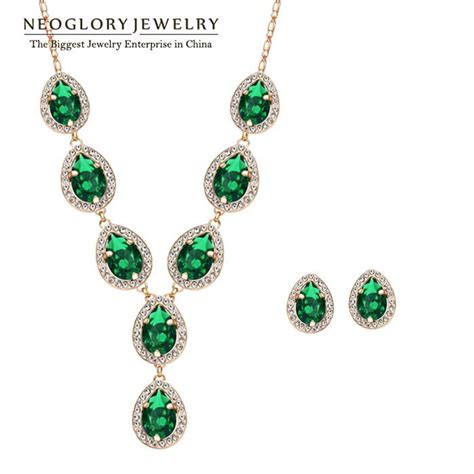 Green Zircon Jewelry Sets Fashion Wedding Jewelry Jewelry Sets Jewelry