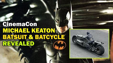 BREAKING Michael Keaton S Batsuit Batcycle REVEALED In New The Flash