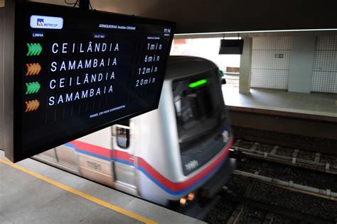 Metrô Funcionará Normalmente Nos Dias De Jogos Da Olimpíada Em Brasília