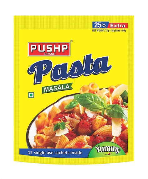 Pushp Brand Pasta Masala Pouch Pack Of Amazon In Grocery