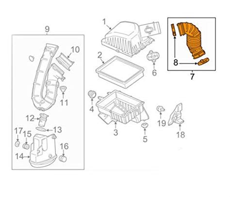 Air Cleaner Intake Outlet Duct Hose For Chevy Sonic L L