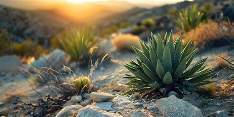 Premium Photo | Thriving Greenery Overcomes Arid Soil in Harsh Desert ...