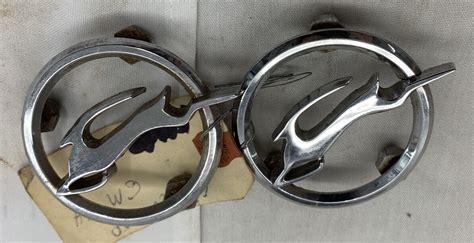 Vintage Oem 60s Chevy Impala Emblems 2 4413012 And 4843727 With