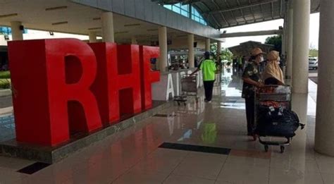 Sepi Penumpang Bandara RHF Tutup Penerbangan Rute Tanjungpinang