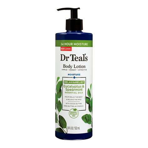 Dr Teals Dcp Products Body Lotion Moisture Rejuvenating Eucalyptus And Spearmint 16