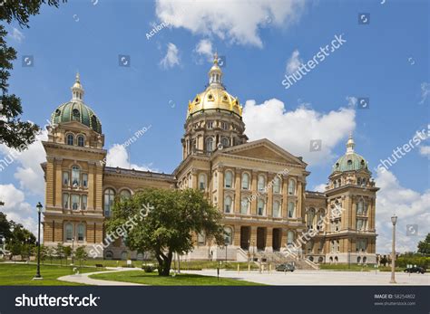 Iowa State Capitol State Capitol Building Stock Photo 58254802 ...