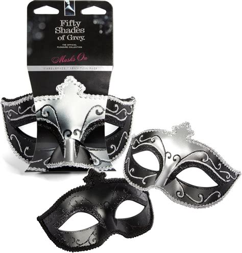 Fifty Shades Of Grey Masks On Masquerade Mask Twin Pack Amazonca