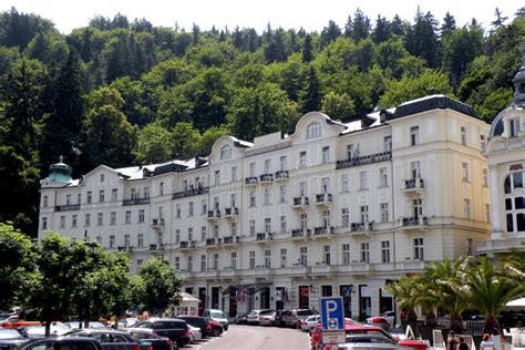 Hotel in Karlovy Vary editorial photo. Image of international - 50932026