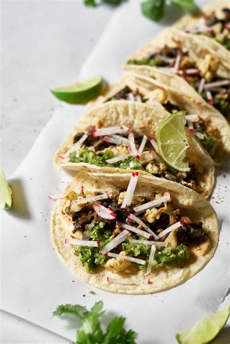 Vegan Mushroom Street Tacos Mushroom Recipes