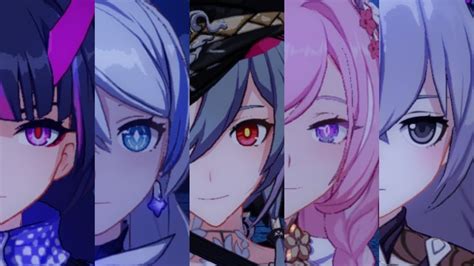 Every Herrscher Eyes Are Beautiful Honkai Impact 3 Youtube