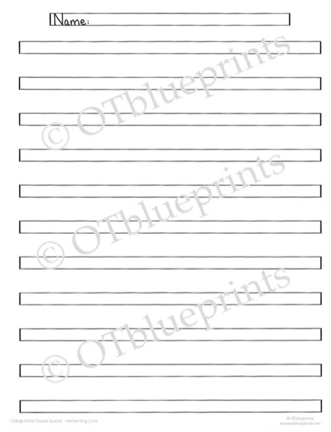 Simple, Clean, & Effective Handwriting Lines for All Ages — OTblueprints