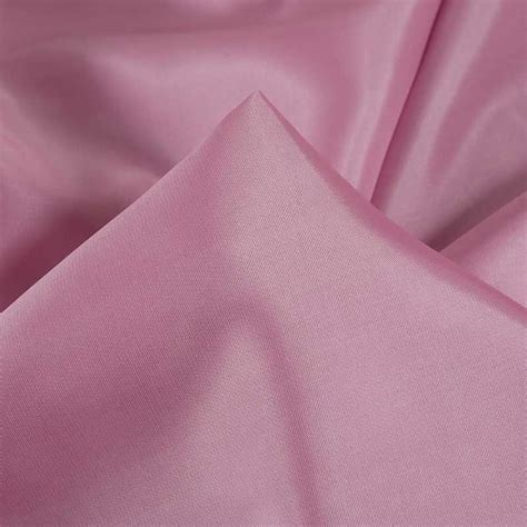 Tissu Doublure Satin Pong De Luxe Rose