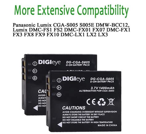 Baterie Panasonic CGA S005 CGA S005E DMW BCC12 Samsung IA BH125C