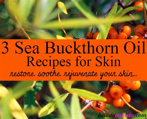 3 Spectacular Sea Buckthorn Oil Recipes for Skin - beautymunsta