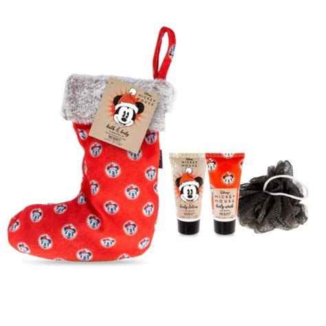 Disney Mickey Jingle All The Way Bath Body Stocking Gift Set