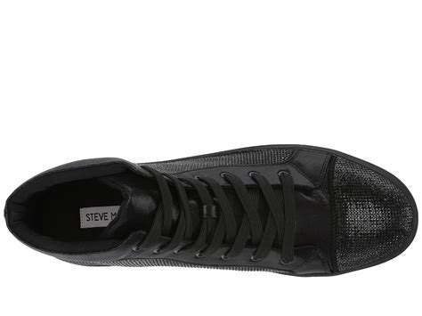 Steve Madden Synthetic Sparkle High Top Sneaker In Black For Men Lyst