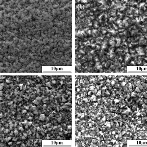 Sem Observations Of The Surface Micro Morphologies Of Ni Coatings