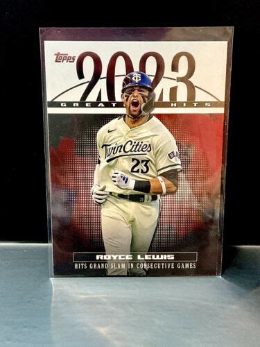 2024 Topps Greatest Hits Royce Lewis 23GH 23 Minnesota Twins EBay