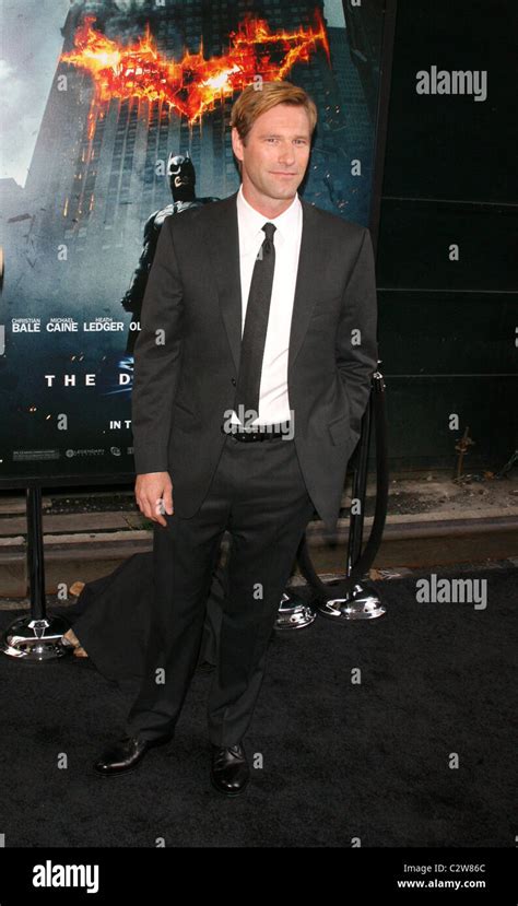 Aaron Eckhart New York Premiere of 'The Dark Knight' held at AMC Loews