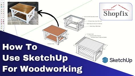 How To Use Sketchup Pro Beginner Tutorial For Woodworkers Youtube