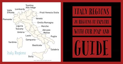 Italy Regions Map | Wandering Italy