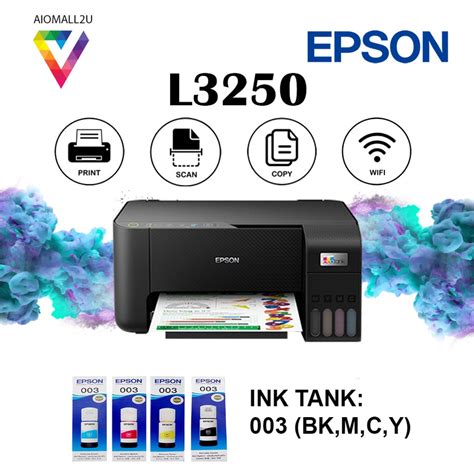 Jual Printer Epson L 3250 All In One Wireless L3250 Ink Tank Printer Wifi Shopee Indonesia