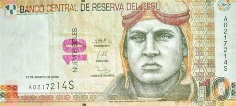 Banknote 10 Nuevos Soles 2005 2006 Peru Value Updated Foronum