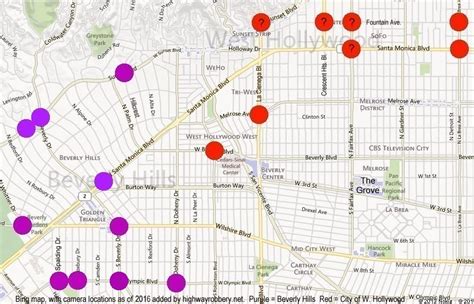 Red Light Camera Locations Map Maping Resources