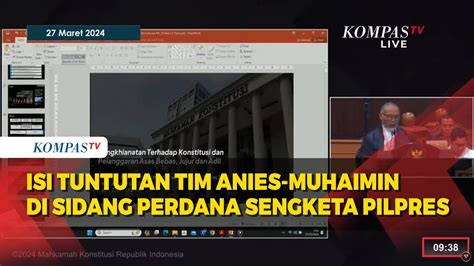 Isi Tuntutan Tim Anies Muhaimin Batalkan Keputusan Kpu Hingga